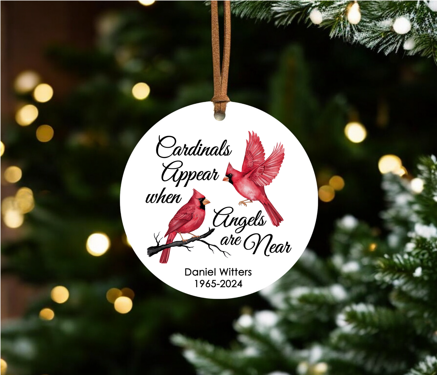 Cardinal Memorial Ornament