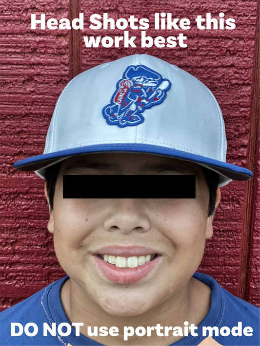 Custom Acrylic Cooperstown Face Charm | Personalized Baseball Photo Charm ONLY