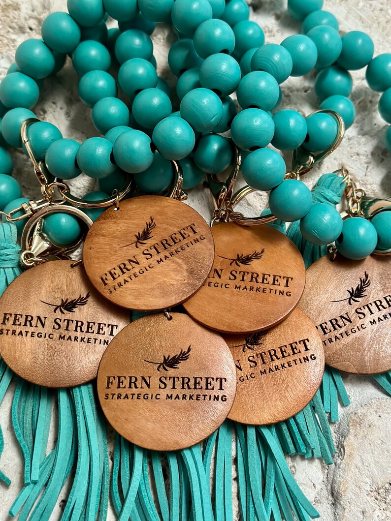Wood Bead Wristlet
