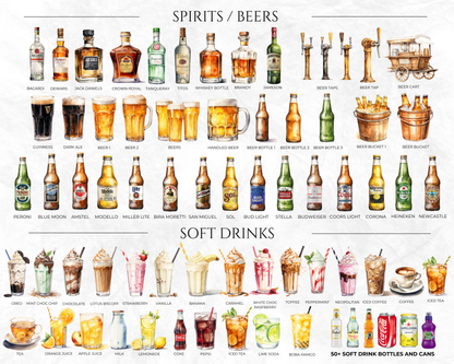 Signature Drinks-Acrylic Bar Sign