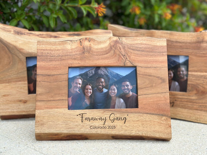 Acacia Live Edge Picture Frame