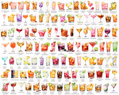 Signature Drinks-Acrylic Bar Sign