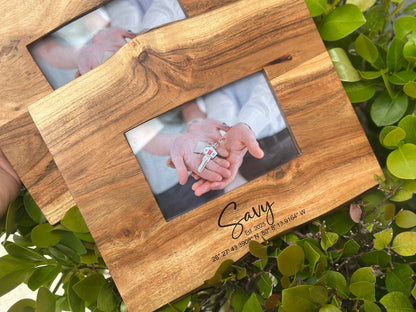 Acacia Live Edge Picture Frame Closing Gift