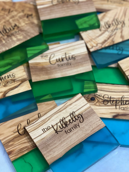 Olivewood + Resin Board