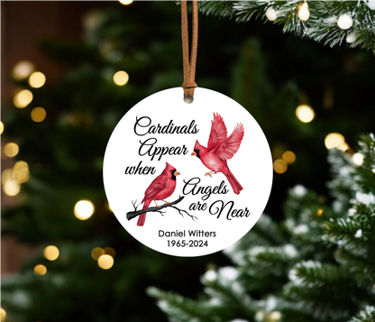 Cardinal Memorial Ornament