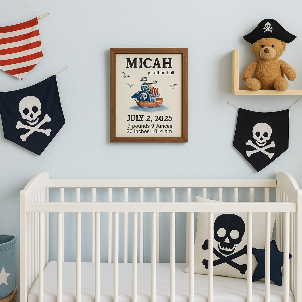 Framed Baby/Nursery Sign