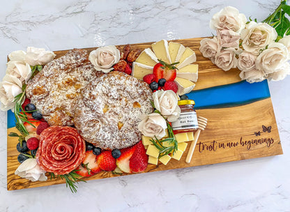 Olivewood + Resin Board