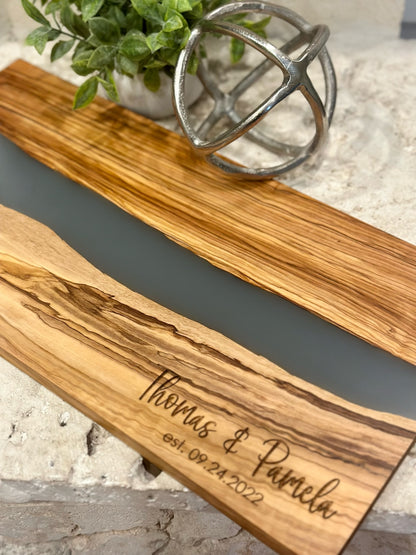 Olivewood + Resin Board