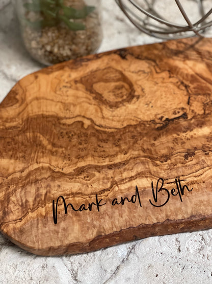 Live Edge Olivewood Board