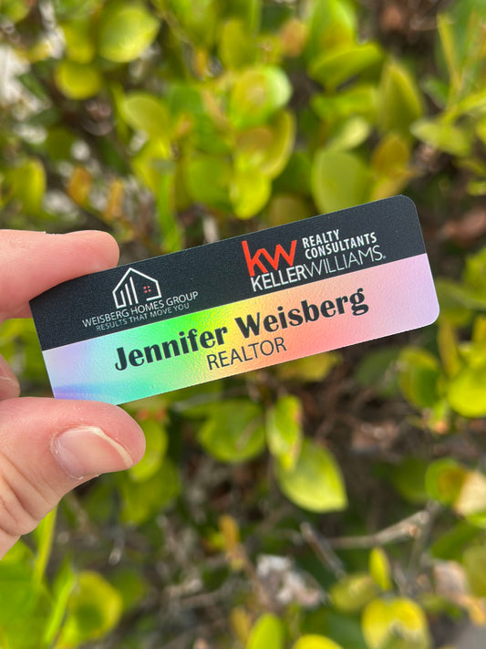 Full Color Printed Name Tags