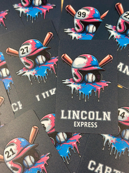 Baseball/Softball Personalized Drip Bag Tag