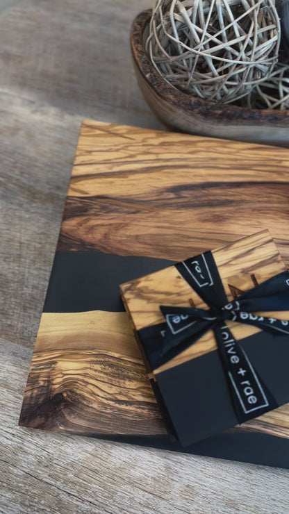 Olivewood + Resin Board