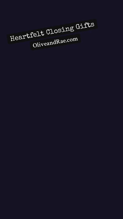 Acacia Live Edge Picture Frame Closing Gift